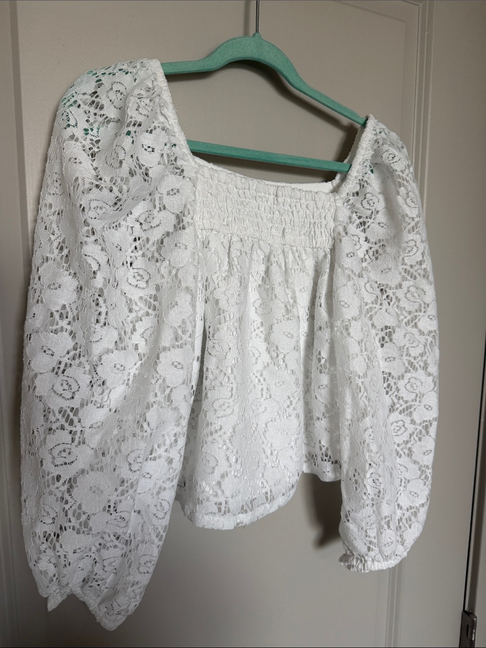 abercrombie kids White Lace Peasant Blouse - Picture 3 of 3
